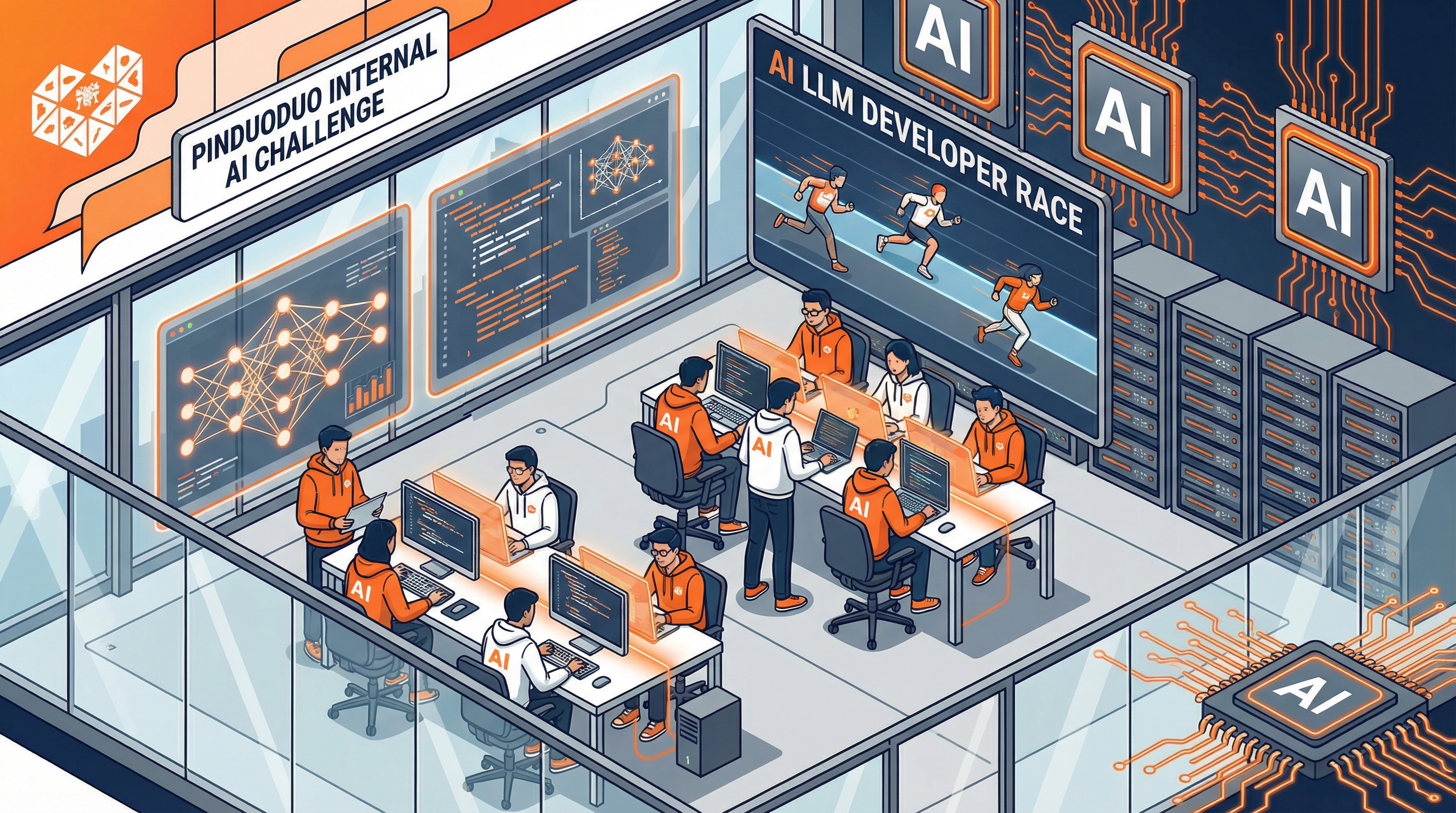 拼多多组建多个大模型小组